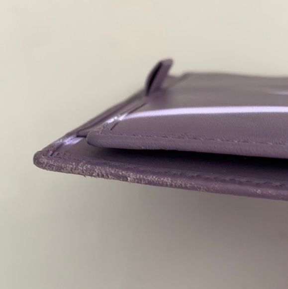 Coach Lilac Leather Cheque book/wallet - Picture 6 of 6